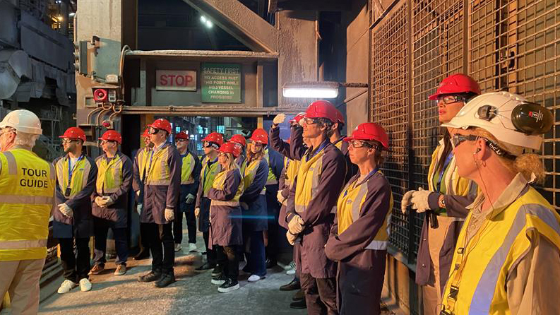 Understanding how steel is made at BlueScope's Port Kembla Steelworks.