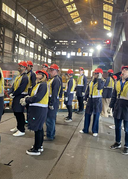 Understanding how steel is made at BlueScope's Port Kembla Steelworks.