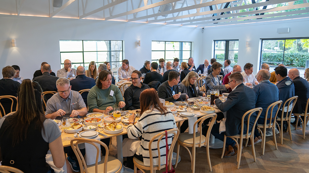 BlueScope's Architects Study Tour 2024 - Networking over lunch at MISC Parramatta