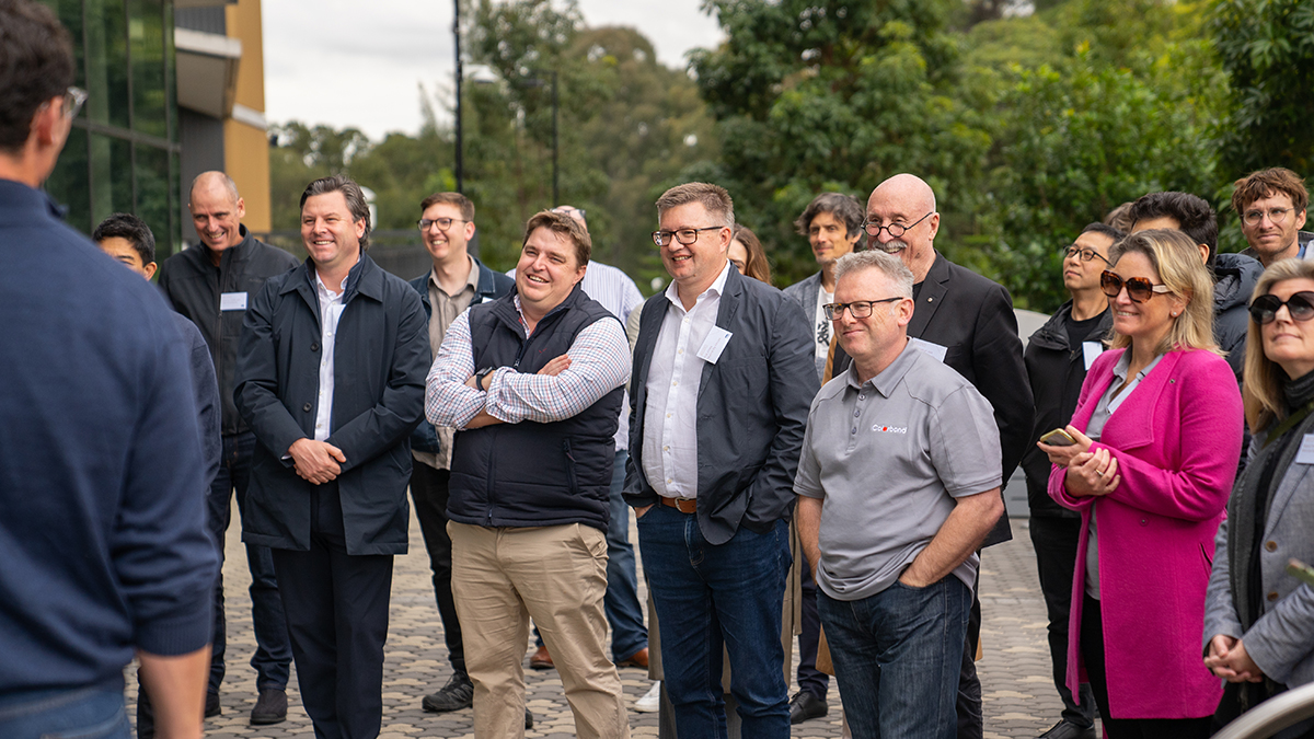 Guest host Al Baxter, Senior Principal and Director at Populous led the visit to CommBank Stadium, offering a firsthand look at the design of this world-class facility.