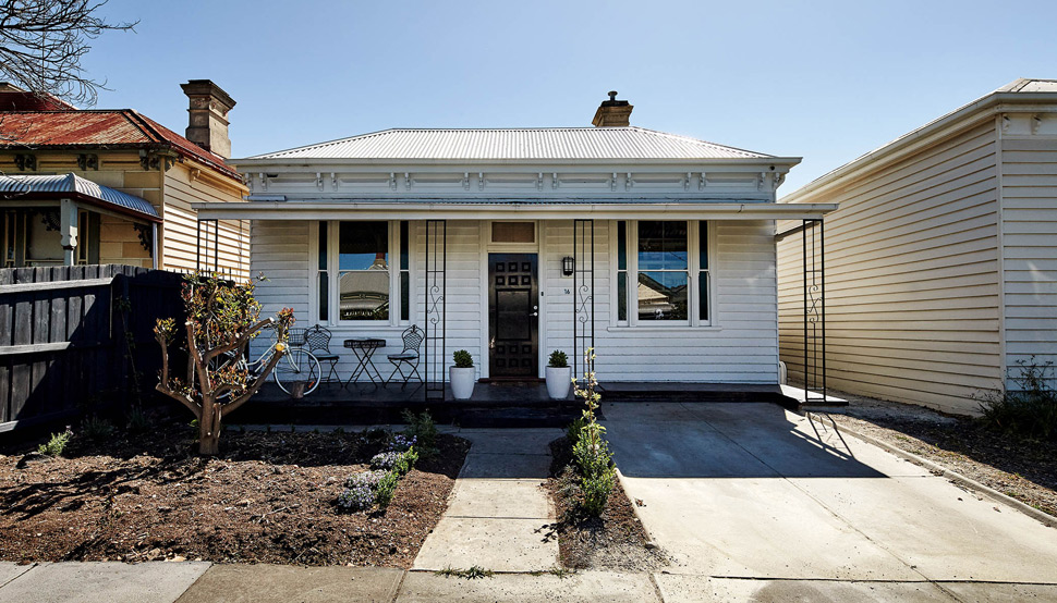 A humble Victorian frontage is retained for sustainability and as understatement of what lies beyond