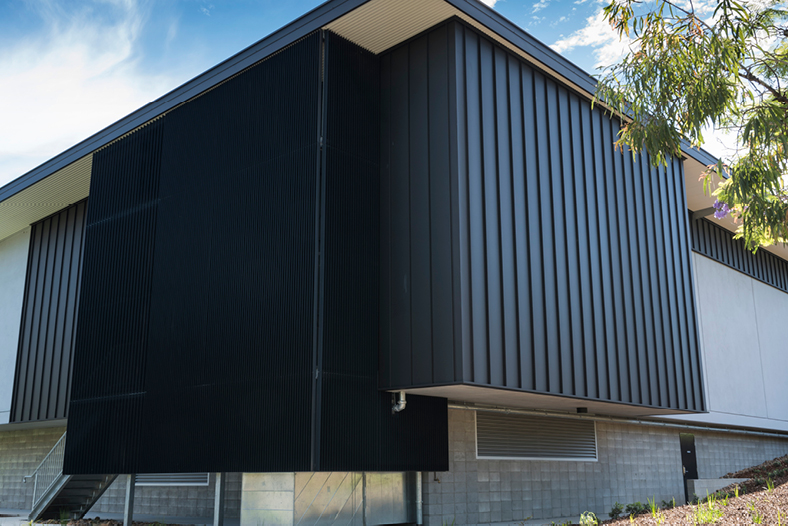 LYSAGHT ENSEAM™ Cladding in COLORBOND® steel Matt finish delivers divine design element for Churches of Christ in Queensland.