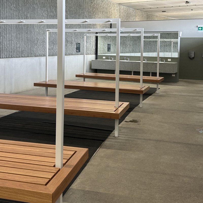 Parramatta Aquatic centre change rooms