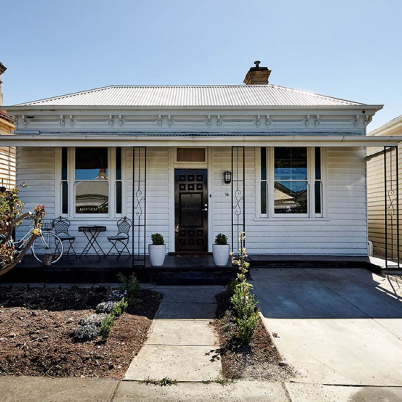 A humble Victorian frontage is retained for sustainability and as understatement of what lies beyond