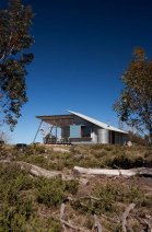 The Mt Franklin Visitors Shelter, with its environment-engaging exploded form, is anything but a typical bush hut.